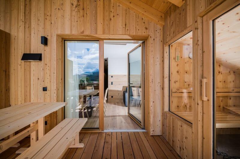 Sauna-Stöfflerhof-Ferienwohnungen-Flora-Bauernhof-familienfreundlich-nachhaltig-Vierschach-Südtirol-Dolomiten-Hochpustertal-Skiurlaub-©Harald Wisthaler